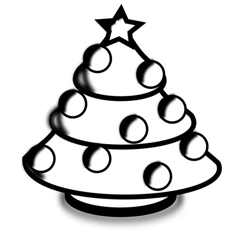 christmas tree clipart black and white|christmas tree images black and white.